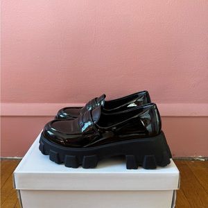 Glossy Patent Loafers